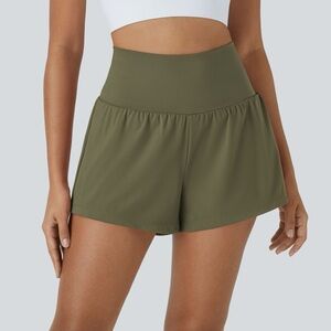 Halara SoftlyZero™ Airy Super High Waisted Cool Touch Yoga Shorts Womens medium